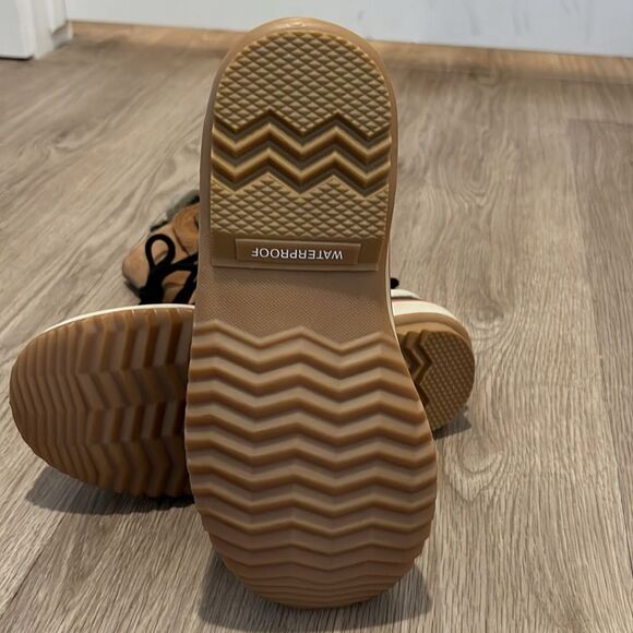 Sorel Womens Joan Of Arctic Suede Chevron Knit II Waterproof Boots Womens Size 7 - Picture 10 of 15